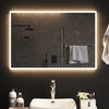Miroir de salle de bain Vidaxl LED 90x60 cm