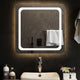 Miroir de salle de bain Vidaxl LED 60x60 cm