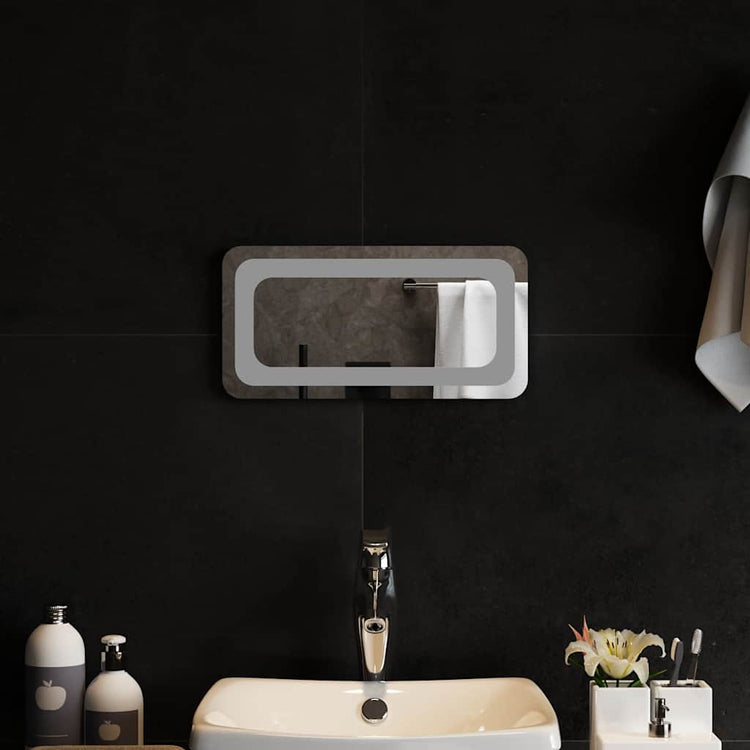 Miroir de salle de bain Vidaxx LED 40x20 cm