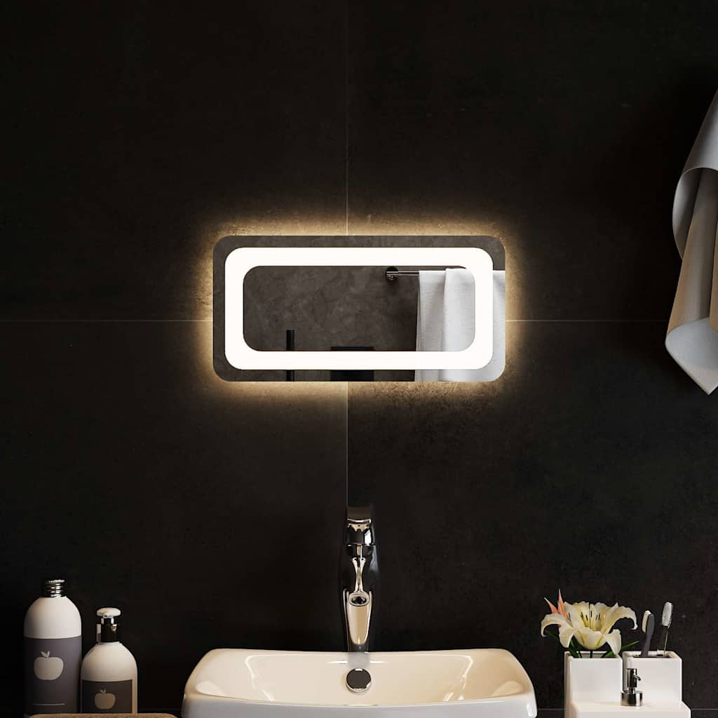 Miroir de salle de bain Vidaxx LED 40x20 cm