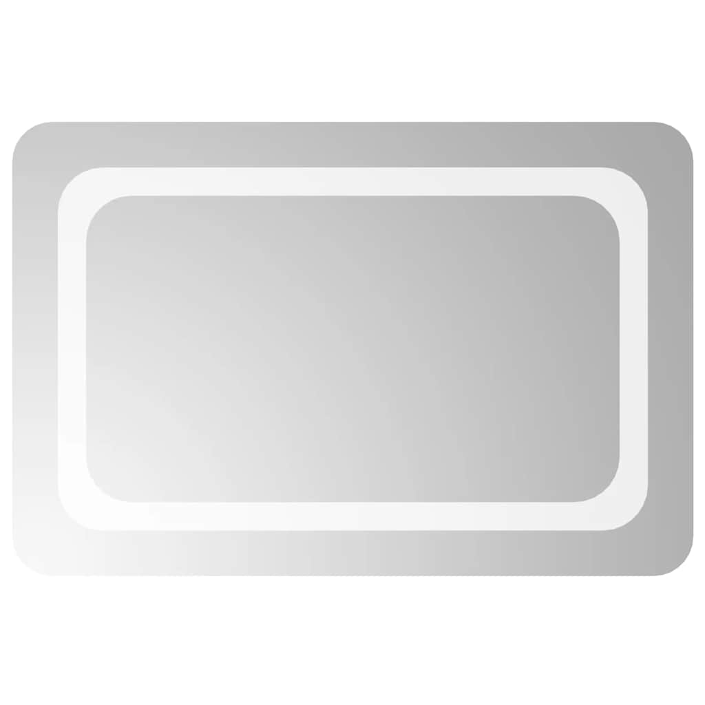 Miroir de salle de bain Vidaxl LED 60x40 cm