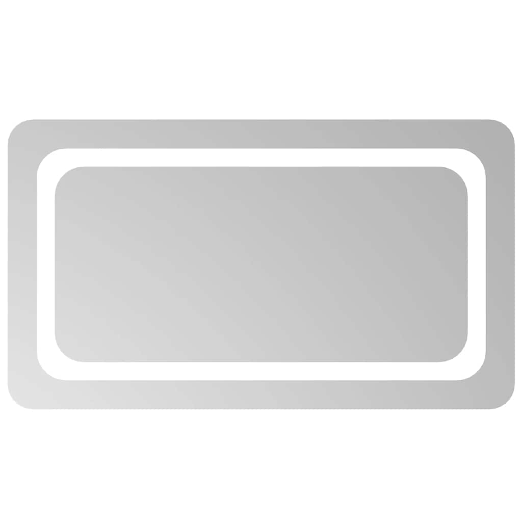 Miroir de salle de bain Vidaxl LED 70x40 cm