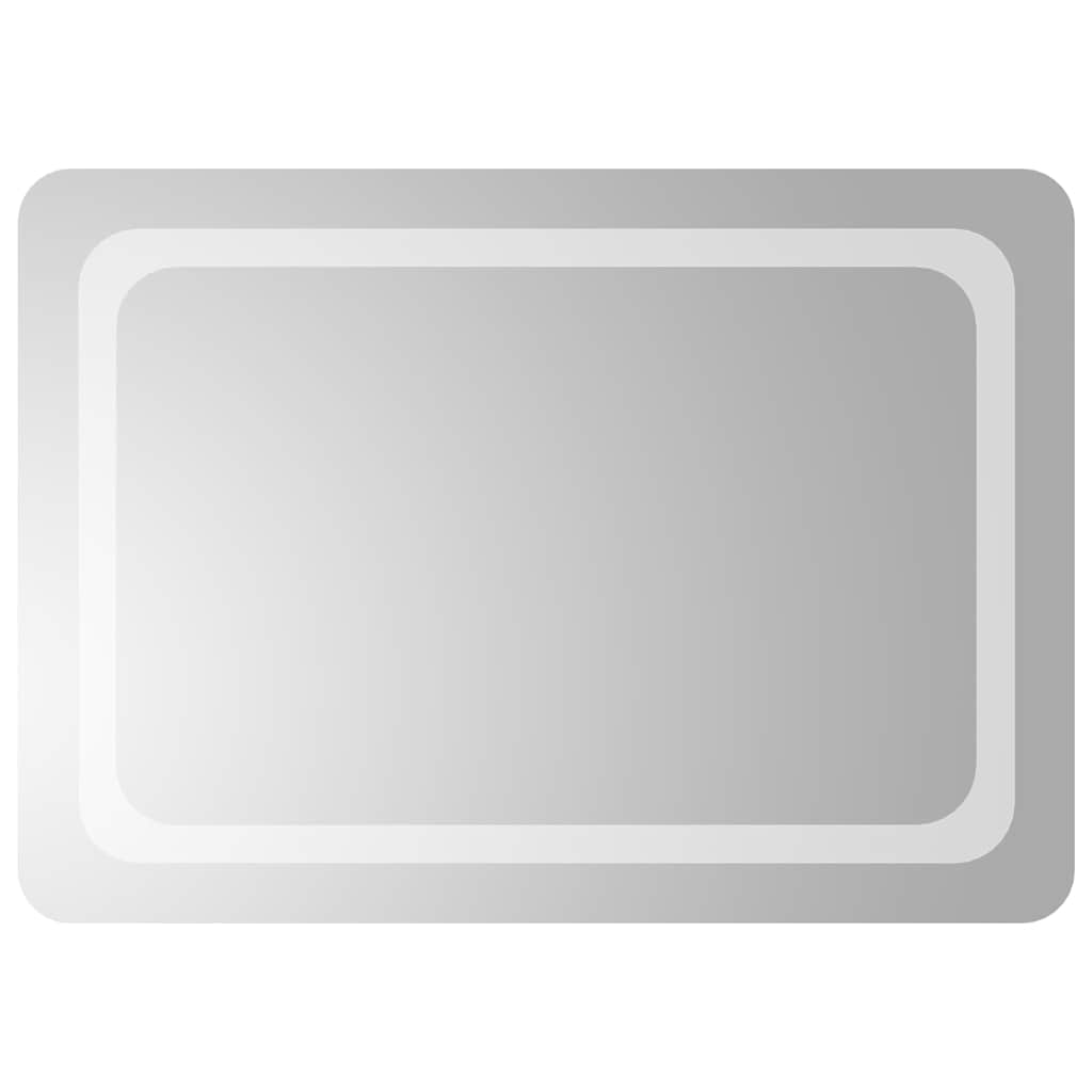 Miroir de salle de bain Vidaxl LED 70x50 cm