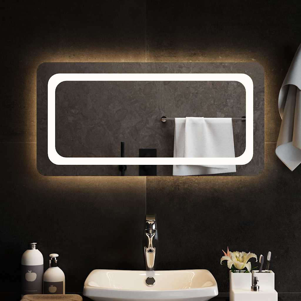 Miroir de salle de bain Vidaxx LED 80x40 cm