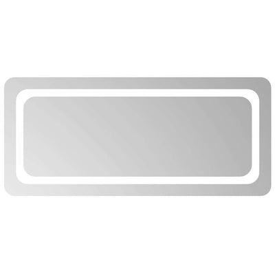 Miroir de salle de bain Vidaxl LED 90x40 cm