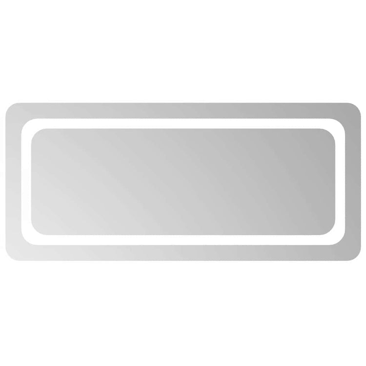 Miroir de salle de bain Vidaxl LED 90x40 cm