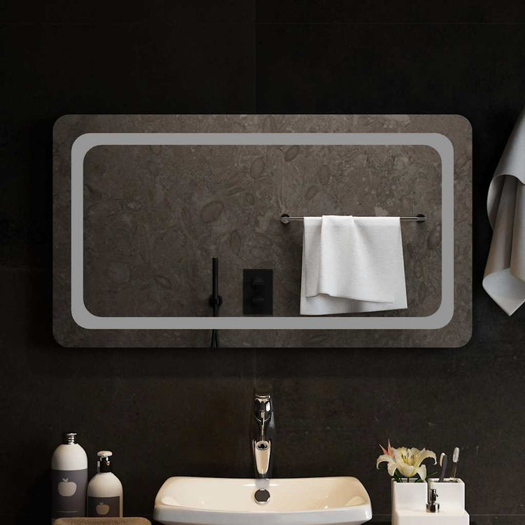 Miroir de salle de bain Vidaxx LED 90x50 cm