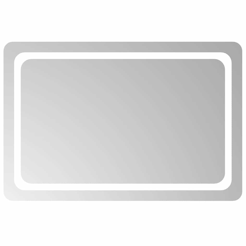 Miroir de salle de bain Vidaxl LED 90x60 cm