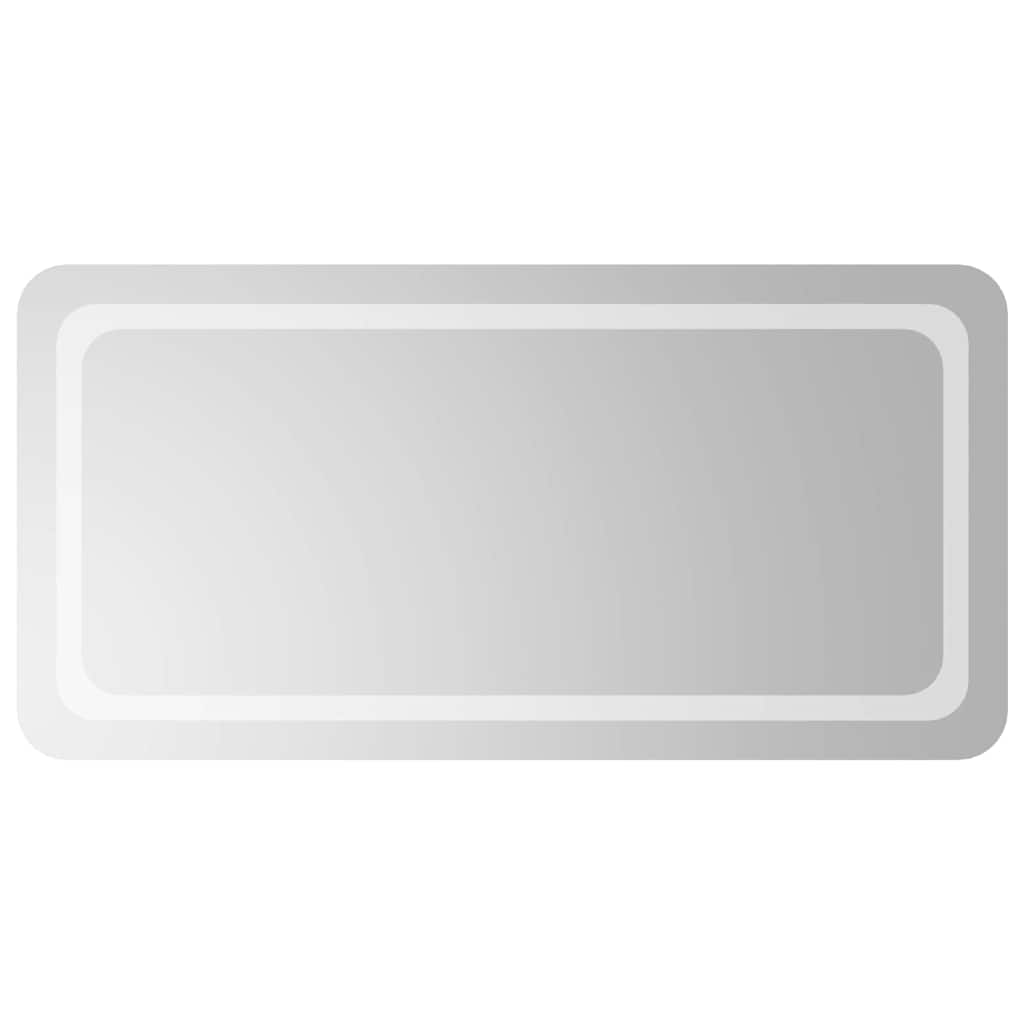 Miroir de salle de bain Vidaxl LED 100x50 cm