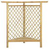Vidaxl Pergola d'angle avec canapé 166x81x174 cm en bois de pin imprégné