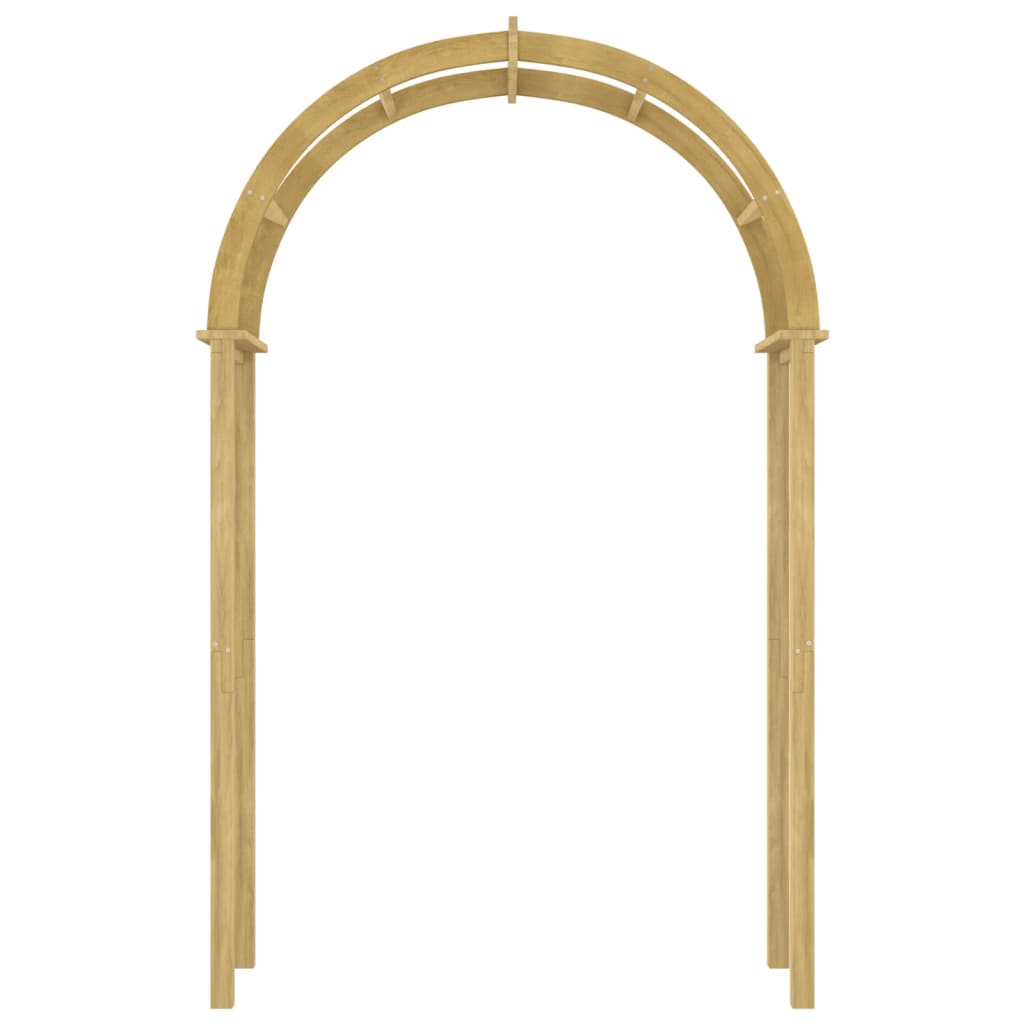 Vidaxl boog 141x97x243 cm Pine solide imprégnée
