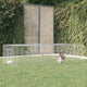 Cage de lapin vidaxl avec 2 panneaux 220x110x55 cm fer galvanisé