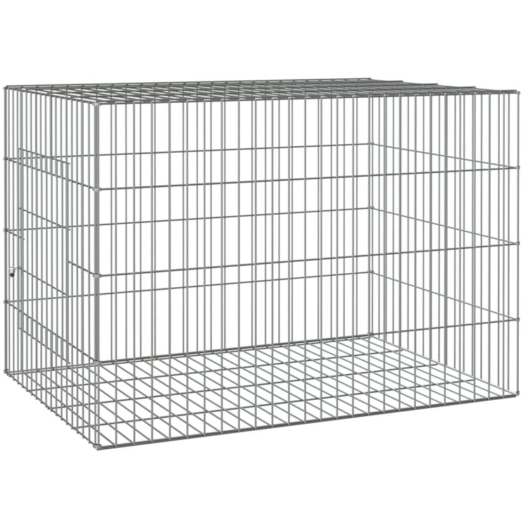 Vidaxl Cage de lapin 78x54x54 cm fer galvanisé