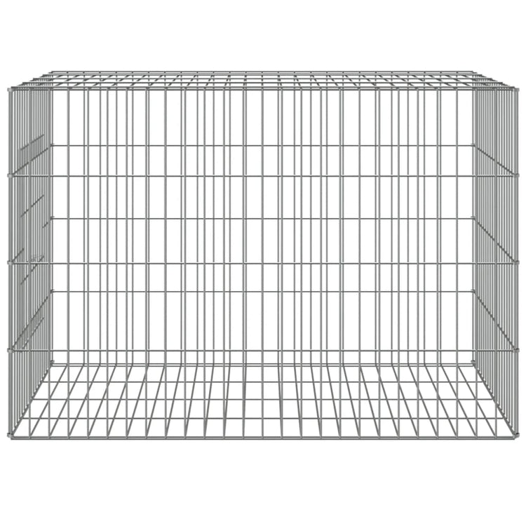 Vidaxl Cage de lapin 78x54x54 cm fer galvanisé