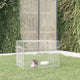Vidaxl Cage de lapin 78x54x54 cm fer galvanisé