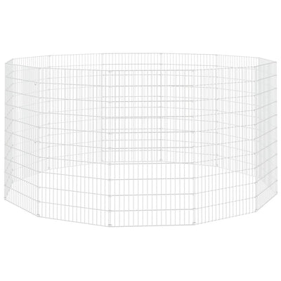 Vidaxl Animal Storage 12 panneaux 54x100 cm fer galvanisé
