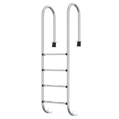 Échelle de piscine Vidaxl 54x38x184.5 cm 304 Acier inoxydable