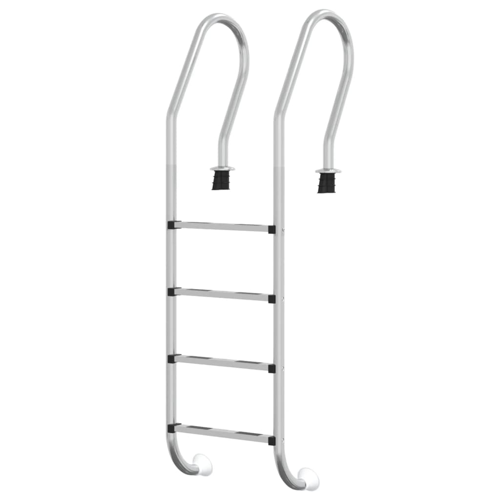 Échelle de piscine Vidaxl 54x38x184.5 cm 304 Acier inoxydable