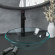 Vidaxl Washingin avec grue et verre de vidange pop-up transparent