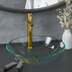 Vidaxl Washingin avec grue et verre de vidange pop-up transparent