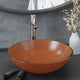 Vidaxl Washingin avec grue et en verre de vidange pop-up marron en verre
