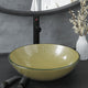 Vidaxl Washingin avec grue et en verre pop-up en verre or de couleur