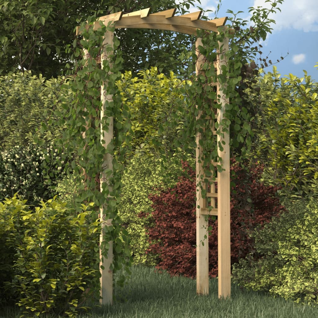 Vidaxl Garden Arch 110x60x210 cm Pine solide imprégnée