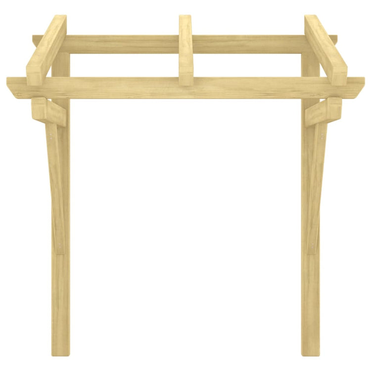 Vidaxl 318569 Cauvet de porte 100x100x80 cm en bois de pin imprégné