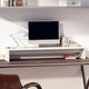 Vidaxx support pour moniteur 100x27x15 cm bois de pin massif blanc