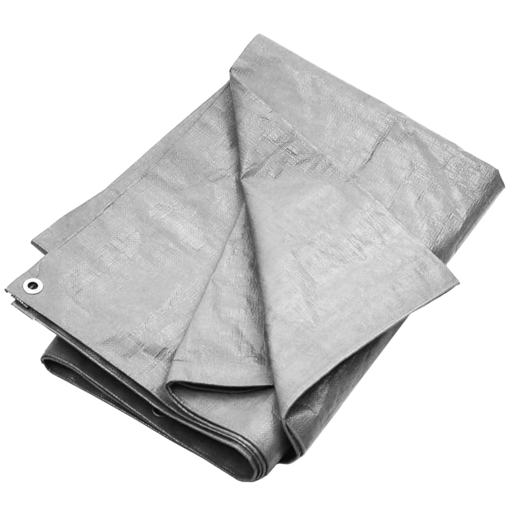 Dispositif Vidaxl 180 g m² 8x8 m gris HDPE