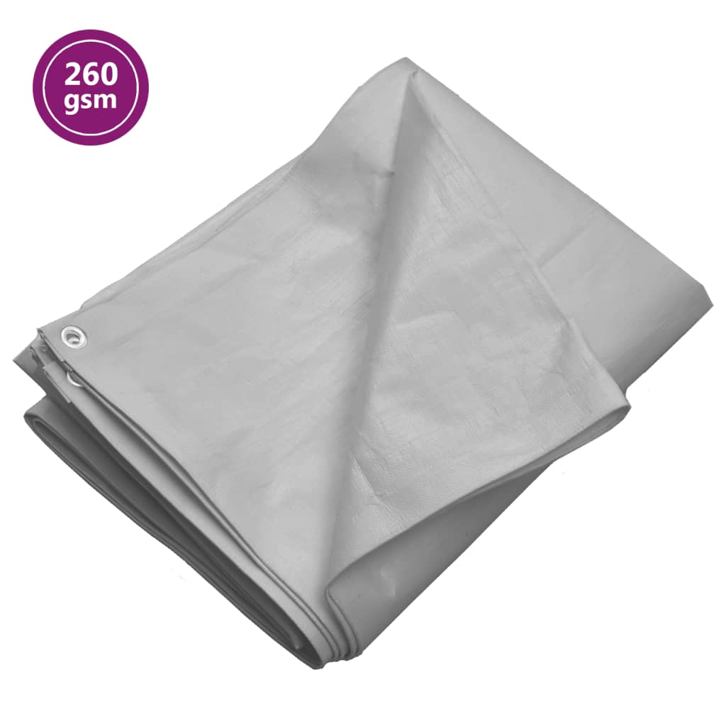 Vidaxl Device Sail 260 g m² 4x8 m gris HDPE