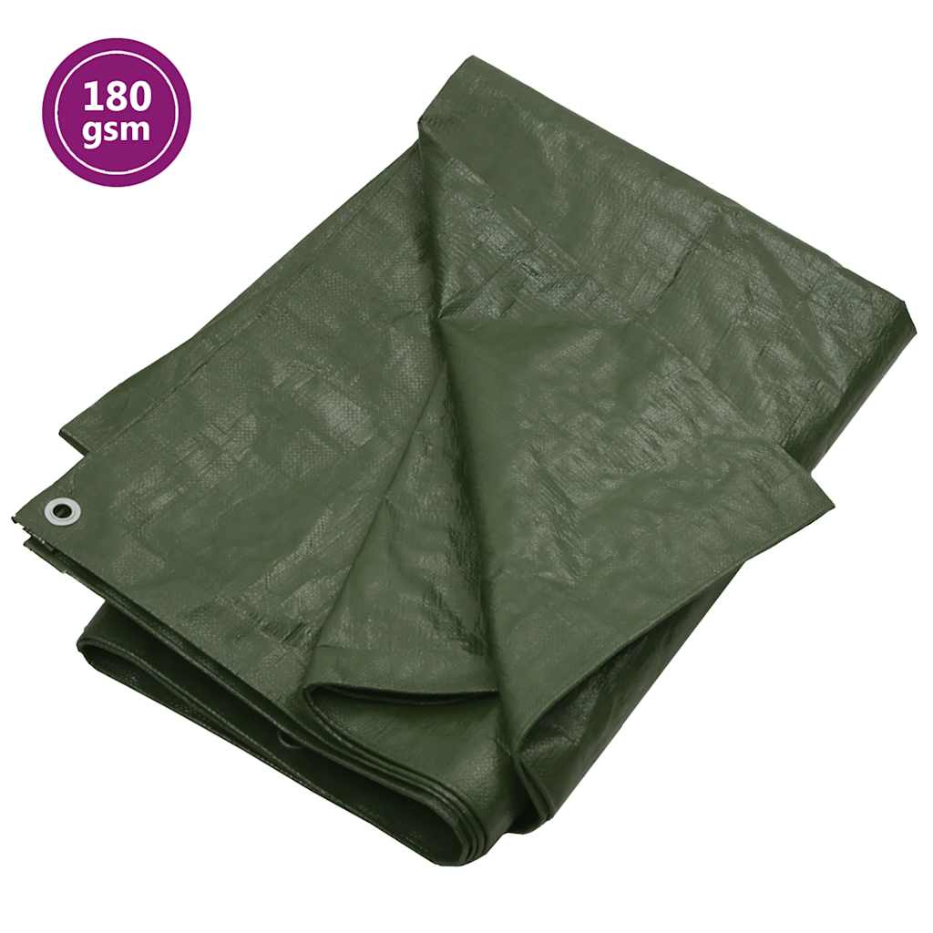 Dispositif Vidaxl 180 g m² 8x8 m Green HDPE