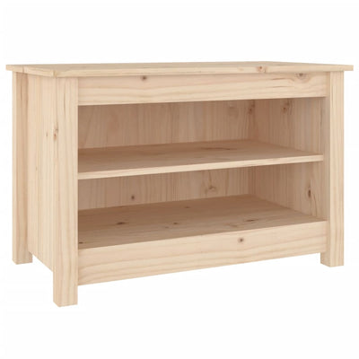 Vidaxl Shoes Bank 70x38x45.5 cm Pine solide