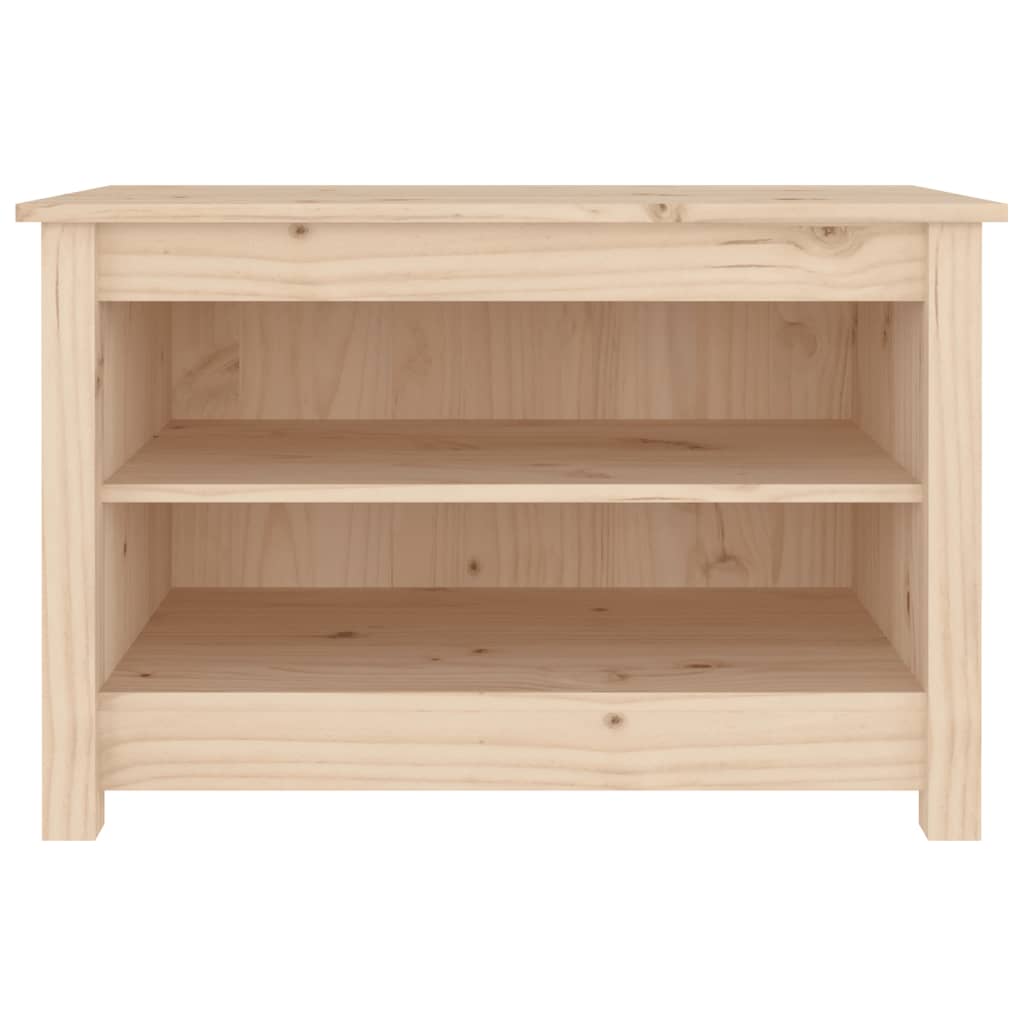 Vidaxl Shoes Bank 70x38x45.5 cm Pine solide