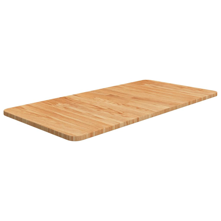 Vidaxl Wash-thesin tôle 80x40x1,5 cm Brun clair en bois massif traité