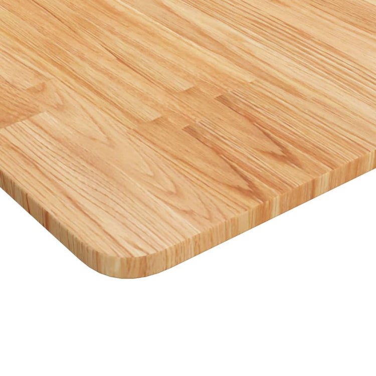 Vidaxl Wash-thesin tôle 80x40x1,5 cm Brun clair en bois massif traité