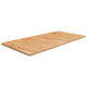 Table de lavabo VIDAXL 100x50x1,5 cm en bois massif massif brun clair