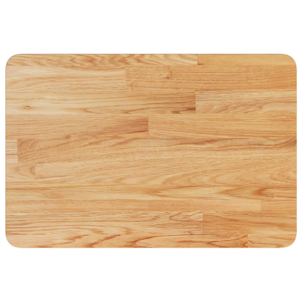 Vidaxl Washingin Feille 60x40x1,5 cm Brun clair en bois massif traité