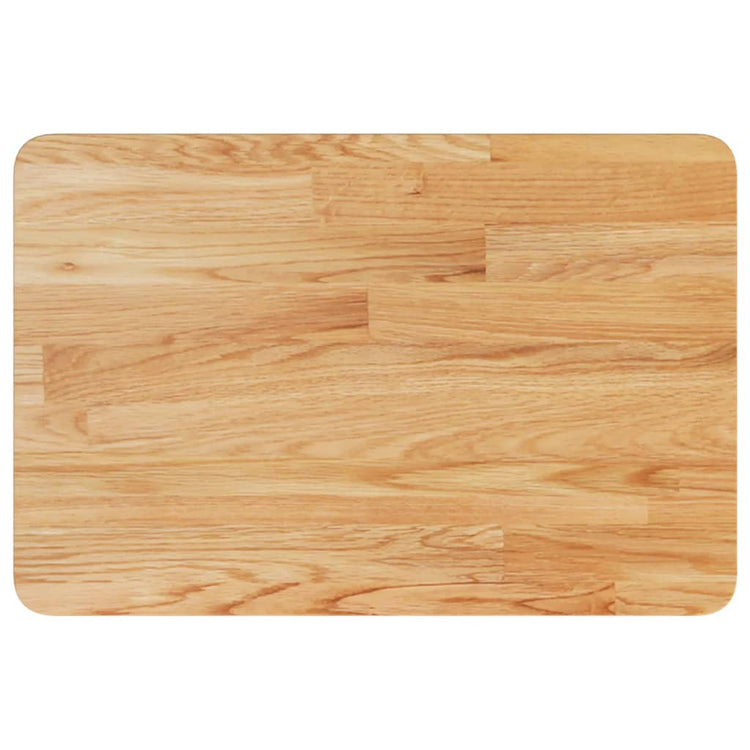 Vidaxl Washingin Feille 60x40x1,5 cm Brun clair en bois massif traité