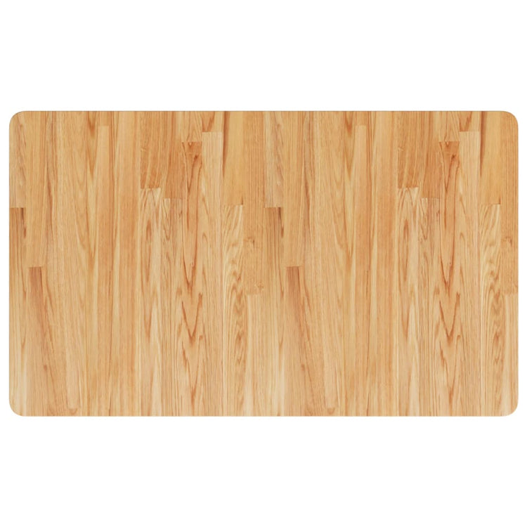 Tableau de lavabo VIDAXL 100x60x1,5 cm en bois massif massif brun clair