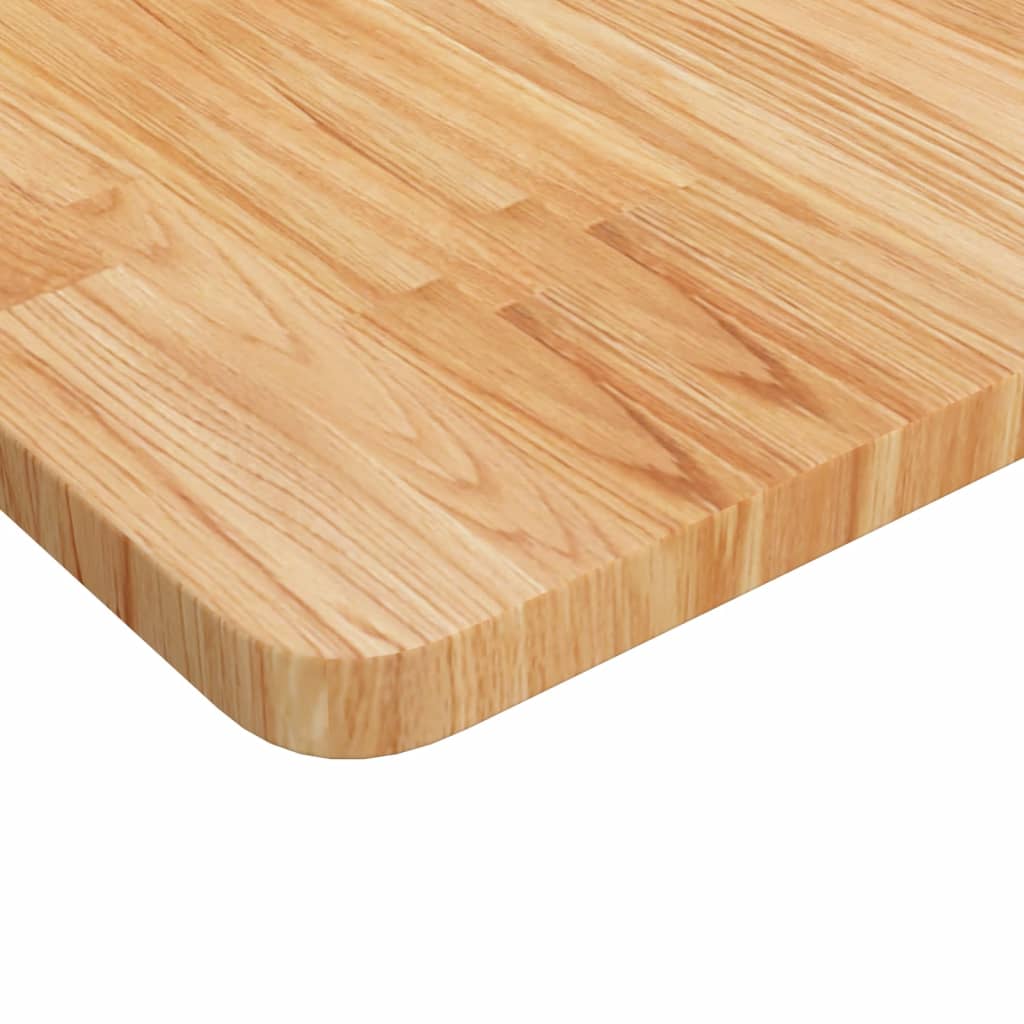 Tableau de lavabo VIDAXL 100x50x2,5 cm Brun clair en bois massif traité