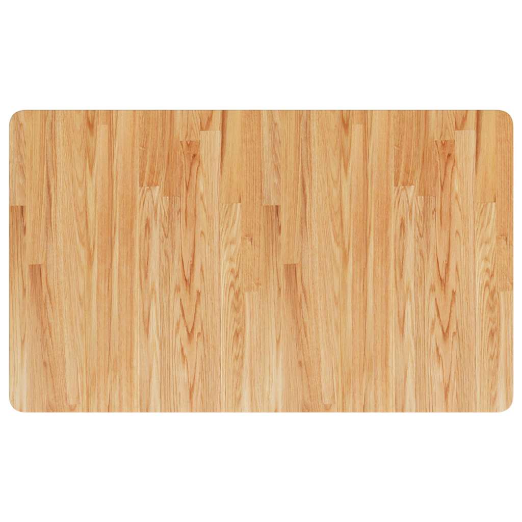 Tableau de lavabo VIDAXL 100x60x2,5 cm en bois massif massif brun clair