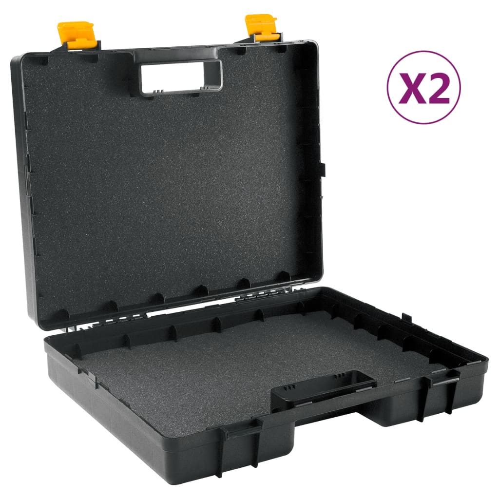 Vidaxl Machine Cases 2 St Universal avec du polypropène en caoutchouc en mousse