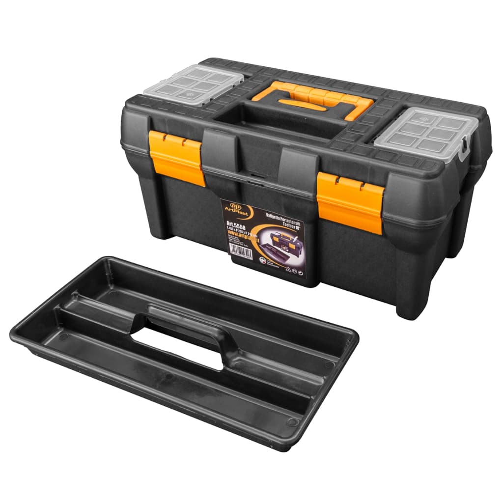 Boîte à outils Vidaxl 450x240x210 mm en polypropène