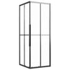 Vidaxl Shower Cabine 80x80x180 cm Matte ESG noir