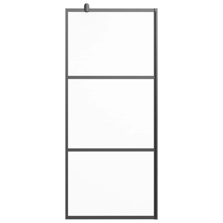 Vidaxl Walk-In Walk Murn 90x195 cm mat esg verre noir