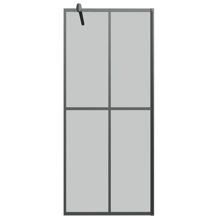 Paroi de douche à l'italienne Vidaxx 90x195 cm verre trempé foncé