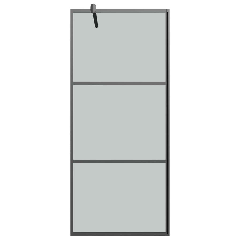 Vidaxl Walk-In Walking Mur 80x195 cm noir esg noir