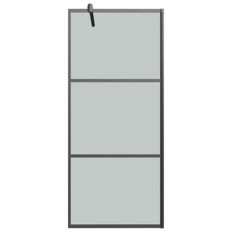 Vidaxl Walk-In Walking Mur 80x195 cm noir esg noir