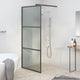 Vidaxl Walk-In Walking Mur 80x195 cm noir esg noir